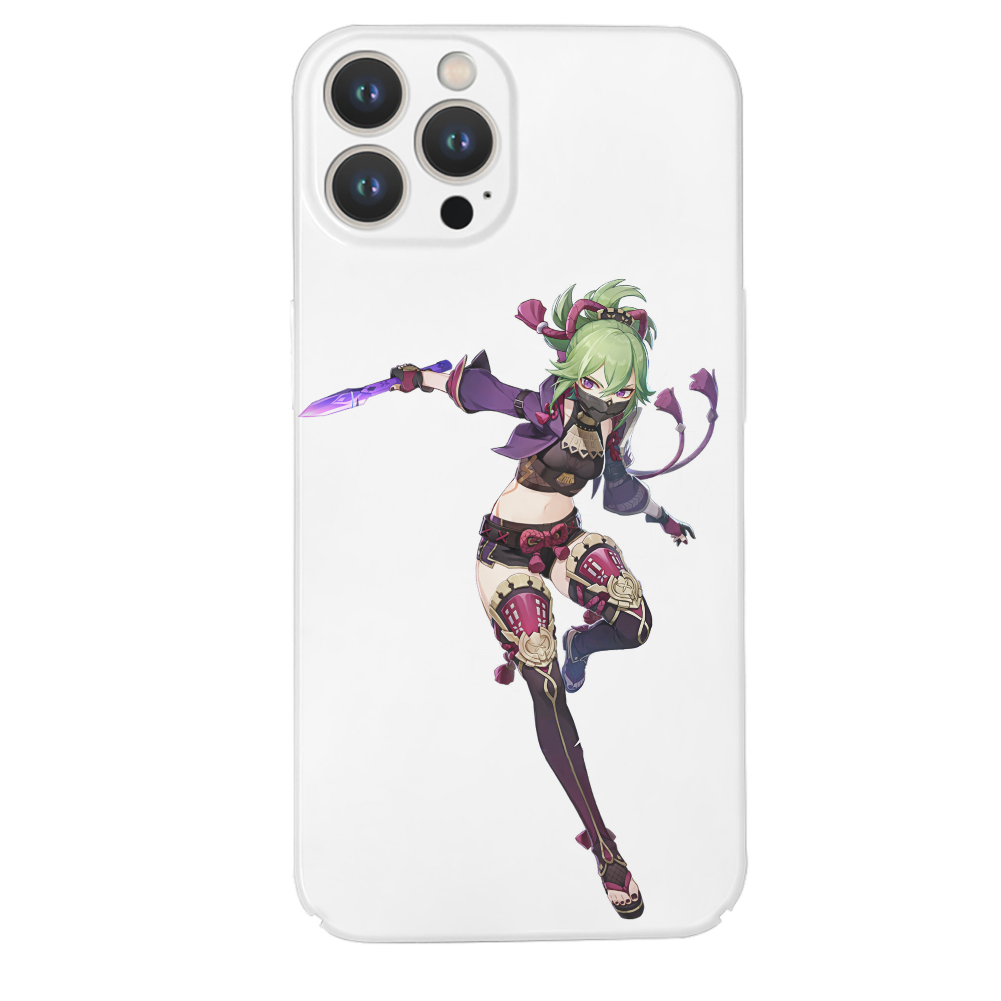 げんし神  久岐忍 くき しのぶ genshin Kuki Shinobu 【iPhone 14シリーズ対応】ハードケース